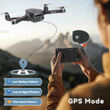 1 x RAW Customer Returns TTROARDS 36 GPS drone with 4K camera, SD CARD WITH BRUSHLESS MOTOR Drone with camera Adult 4k, streaming optical positioning, 5G WiFi transmission, GPS Drone - RRP €199.99