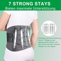 1 x RAW Customer Returns HONGJING Heated Back Brace for Lower Back Pain, Battery Powered Heating Back Belt, Lumbar Support for Sciatica and Scoliosis L  - RRP €47.99