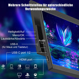 1 x RAW Customer Returns Akntzcs Portable Monitor 16 inch 120Hz Portable Gaming Monitor FHD 1920x1200P IPS Screen, HDR USB-C Monitor for PS4 PS5 Ras pi Switch Xbox - RRP €141.17