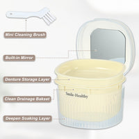 1 x Brand New VOCOSTE braces box, denture bathing box set, cleaning box for denture containers - RRP €18.0