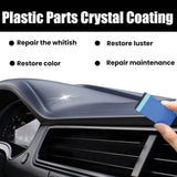 8 x Brand New Plastic Parts Crystalline Coating, 2024 New Car Plastic Restorer, Crystal Coating Plastic, Car Scratch Removal Wax Car Plastic Parts Renovation Agent 2 Pieces  - RRP €94.08