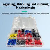 1 x RAW Customer Returns Twin wire end ferrules set 0.5-16 mm , 1200 pieces insulated twin wire end ferrules and single-row wire end ferrules set, multi-colored wire end ferrules assortment with assortment box - RRP €16.99