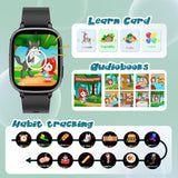 1 x RAW Customer Returns Children s Smartwatch - Watch Phone for Girls Boys with Call, SOS, Games, Pedometer, Music, Audiobook, Camera, Alarm Clock, Children s Watches Gift for Children 4-12 Years, Kids Smart Watch Black-2G  - RRP €37.99