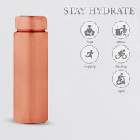 1 x RAW Customer Returns NORMAN JR Hammered Copper Water Bottle 1L Large - Gift Pack of 3, an Ayurvedic vessel made of pure copper - helps you drink more water with many health benefits - RRP €70.58