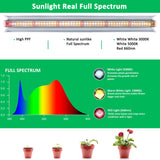 1 x RAW Customer Returns Niello 2pcs T5 plant lamp LED, 42cm full spectrum grow lamp for indoor plants, 660nm 3000K 5000K plant light with reflector daisy chain for sowing, greenhouse, grow shelves - RRP €36.22