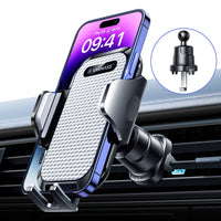 1 x RAW Customer Returns VANMASS Car Phone Holder Pro Version Bombproof Car Phone Holder Air Vent Hook 100 Silicone Protection Car Phone Holder 360 Rotatable Stable Smartphone Holder Car for iPhone Samsung Huawei, White - RRP €22.18