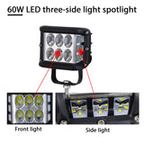 1 x RAW Customer Returns SKYWORLD LED work light, 2Pcs 4 inch 60W spot spotlight offroad lighting 12V 24V for car SUV ATV tractor truck 4x4 6000K white fog light off road driving light - RRP €29.75