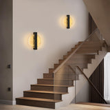 1 x RAW Customer Returns Comely Wall Lamp LED Indoor Modern, Creative Black Round 12W 1500LM Wall Light with Gold Foil, Wall Lighting LED Indoor for Living Room, Bedroom, Stairwell, Hallway, Warm White 3000K - RRP €27.72