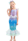 18 x Brand New IKALI Girls Princess Dress Up Costume Toddler Kids Mermaid Fairytale Party Costume Colorful Outfit with Headband - RRP €413.82