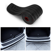 1 x RAW Customer Returns Einesin bumper protector made of rubber, loading sill protection trunk, sill protection for the trunk, scratch-resistant and abrasion-resistant, self-adhesive, car accessories for most cars, SUVs 104cm x 9cm  - RRP €18.14