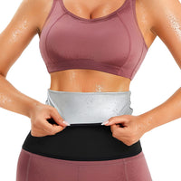 1 x RAW Customer Returns Gotoly belly belt, women s fitness belt, sauna waist trimmer, fat burning fitness belt, belly sweat belt, sweat waist trimmer for sports fitness M, black  - RRP €27.6