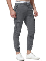 1 x RAW Customer Returns ZOEREA Men s Pants Jogging Pants Slim Fit Casual Chino Cargo Jogger Stretch Sports Pants with Pockets Streetwear Leisure Pants Gray Improved Version , M - RRP €39.66