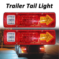 1 x RAW Customer Returns vitihipsy 2 Pack 12V 19 LED Waterproof Reverse Trailer Tail Light for RV Trailer Van Snowmobile - RRP €37.5