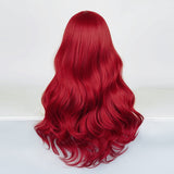 1 x RAW Customer Returns Long Wavy Red Wigs FVCENT Pelucas Red Curly for Women Costume Fun Cosplay Halloween With Starfish  - RRP €22.18