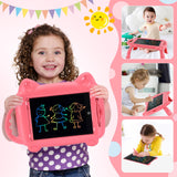 5 x Brand New BlueSwan children s toy, drawing board magic board 12 inches with stand, erasable electronic drawing tablet with handle and removable frame, LCD writing board as a gift for children, pink - RRP €151.2