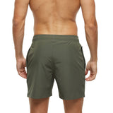 1 x RAW Customer Returns Aisprts Swim Trunks Men, Swim Shorts with Zipper Pockets for Men, Quick-Drying Waterproof Stretchy Swim Shorts with Drawstring and Mesh Inner Shorts, Men s Beach Shorts - RRP €19.99