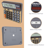 1 x RAW Customer Returns OSALO Desktop Calculator Large Large Display Large Buttons 12-Digit Calculator OS-6815GN  - RRP €23.9