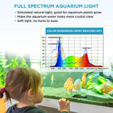 1 x RAW Customer Returns hygger 9W Aquarium LED Lighting, Aquarium LED Lamp with Timer, Dimmable, LED Aquarium Light with Adjustable Bracket for 28cm-48cm Aquarium Fish Tank Fish Plant White Blue Red Light  - RRP €27.99