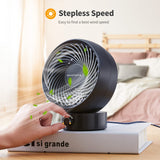 1 x RAW Customer Returns SMARTDEVIL USB Fan, Mini Fan Small Quiet Table Fan Stepless Speed 20 Adjustment, USB Desk Fan Low Noise, USB Fan Easy to Carry, for Office, Home Black  - RRP €25.56