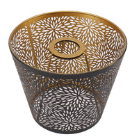 1 x RAW Customer Returns dsheng metal lampshade cover, E26 E27 lampshade with inner gold pattern for table lamp - RRP €32.85