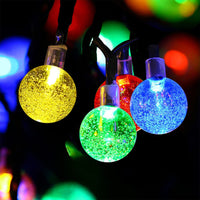 1 x RAW Customer Returns Solar fairy lights outdoor 11M 60 LED fairy lights outdoor 8 modes IP65 waterproof Christmas decoration outdoor solar lights lanterns for balcony terraces garden trees Christmas party decoration colorful  - RRP €14.63