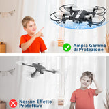 1 x RAW Customer Returns Wipkviey T25 Mini Drone for Kids Drones with 1080P Cameras for Beginners, FPV Foldable RC Quadcopter Toys with 2 Batteries, Carrying Case Birthday Gifts for Boys, Girls - RRP €89.99