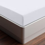 1 x RAW Customer Returns Utopia Bedding Fitted Sheet 150x200 - White - Deep Pocket - Brushed Microfiber Bed 150  - RRP €14.75