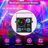 1 x RAW Customer Returns Party Stage Light, 5 in 1 Disco Ball Party Light Disco Light with Speaker and Music Control, Light Pattern Strobe Light with UV Effect, Lamp DJ Disco Magic Ball Light for Clubs, Banquet Halls, Christmas - RRP €70.58