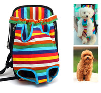 1 x Brand New XIAOYU Pet Carrier dog bag carrier bag pet transport bag chest backpack travel portable puppy breathable durable legs out bag pet dog cat carrier bag, multicolored, L - RRP €20.4