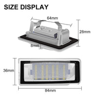 1 x RAW Customer Returns WinPower License Plate Light for TT 8N Roadster Coupe 1999-2006 with CanBus Error Free, 2 Pieces - RRP €20.72