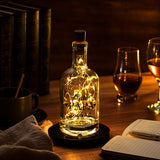 4 x Brand New BBTO LED bottle light with saying Best Mom Dad Grandma in the world bottle with fairy lights bottle cork for Dad Mom Grandma birthday gift Father s Day birthday gift Best Dad in the world  - RRP €68.56