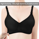 1 x Brand New smokfon Nursing Bra Breasts Without Underwire Seamless Maternity Bra Comfort Night Sleep Bra for Pregnancy Bra Seamless Maternity Bra with Extra Bra Extender for Sleeping and Breastfeeding for Women - RRP €27.6