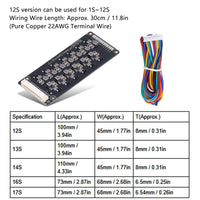 1 x RAW Customer Returns Active Equalizer Balancer, 1.2A Inductive BMS Balancer Energy Transfer 2.0V 4.5V Lithium Battery Active Equalizer PCB Protection Board 14S  - RRP €22.89