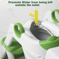 1 x RAW Customer Returns Rabb 1st Children s Toilet Reducer, Male and Female Raised Seat, Portable Folding, Non-slip Anti-Splash Footplate, Toilet Ladder - RRP €39.99