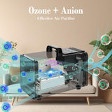 1 x RAW Customer Returns AIRAS Digital Ozone Generator Negative Ion Generator 2-in-1 Air Purifier 30,000mg h, Ozone Machine with Daily Cycle Function, Smoke Odor Remover Odor Eliminator for Home and Car - RRP €121.0