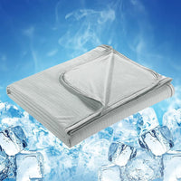 1 x RAW Customer Returns Luxear cooling blanket 200x220cm, thin light cooling blanket summer blanket made of Japanese Arc-Chill Q-Max 0.4 cooling fiber 100 bamboo fiber, living blanket sofa blanket travel blanket couch blanket - RRP €21.91