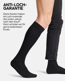 1 x RAW Customer Returns DANISH ENDURANCE Soft Knee Socks for Men Women Knee High Socks 3 Pack Black, 35-38  - RRP €23.34