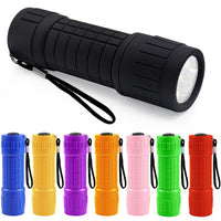 1 x RAW Customer Returns Joycabin 8 Mini LED Flashlight for Kids, Small Torch with Lanyard and 24 AAA Batteries - RRP €22.8