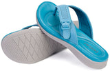 1 x Brand New Hsyooes Women s Flip Flops Arch Support Orthopedic Beach Sandals Non-Slip Rubber Sole,2400Light Blue,37 EU - RRP €50.4