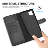 1 x Brand New TUCCH Case for Galaxy A22 5G, Galaxy A22s Wallet Case RFID Blocking Card Slot Magnetic PU Leather with TPU Cell Phone Holder Protection for Galaxy A22 A22s 5G 6.6 inch , Black - RRP €20.16