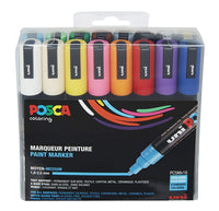 2 x RAW Customer Returns uni-ball Posca PC5M marker, conical tip, medium - RRP €117.24