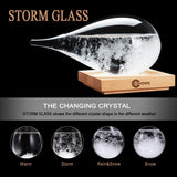 3 x RAW Customer Returns Storm Glass Office Decoration, Decorative Bottle Weather Station, Teardrop Christmas Glass Snow Globe, Birthday Christmas Wishes Gifts - RRP €63.51