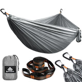 1 x RAW Customer Returns NatureFun Ultralight Camping Hammock 300kg load capacity, 300 x 200 cm Nylon parachute style, breathable and quick drying. 2 premium carabiners, 2 nylon slings included - RRP €24.0