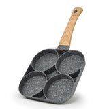 1 x RAW Customer Returns joeji s Kitchen Mini Pancake Pan - Fried Egg Pan Induction Pancake with 4 compartments - Fried Egg Pan with Egg Cavities - Frying Pan Non-Stick - RRP €20.17