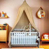 1 x RAW Customer Returns Ginkago Canopy Nursery Baby Bed Canopy Giant Bed Canopy Kids Canopy Bed Curtains Princess Canopy for Play Reading Bedroom Dressing Room - RRP €36.99