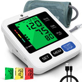 1 x RAW Customer Returns PANACARE 2.0 fully automatic upper arm blood pressure monitor, 3-color large display with backlight German language 2Users 198Data Cuff from 22-42cm, blood pressure monitor Black  - RRP €30.24