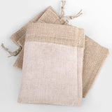 1 x RAW Customer Returns 24 Jute Bags, Gift Bags, Lavender, Candy, Wedding 10 x 14, Natural  - RRP €20.4