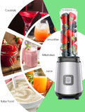 1 x RAW Customer Returns 3 in 1 Portable Blender, Single Cup Blender, 4 Stainless Steel Blender Blades, 400W Mini Portable Blender with 2 Portable Bottles 600ml BPA-Free 25000RPM, for Fruits Vegetables Milkshake - RRP €39.41