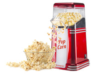 1 x RAW Customer Returns BEPER 90.590Y Popcorn Machine, Popcorn in 3 Minutes, 1200 W, Hot Air Circulation, Red - RRP €51.32