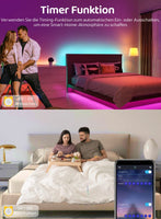 1 x RAW Customer Returns Gaoxun LED Strip 20M, RGB LED Strip, Color Changing LED Tape with IR Remote Control, App Control, Music Sync, Timer Function, LED Light Strip Self-Adhesive for Home Lighting Party Kitchen Decoration - RRP €22.1